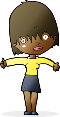 Karikatür meraklısı bir kadın tarafından çizilmiş