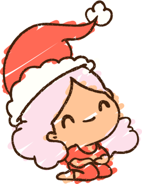 Bir insan tarafından çizilen Noel Kadın Tebeşiri