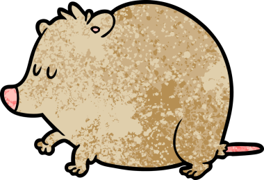 Bir insan tarafından çizilmiş bir cadaloz.