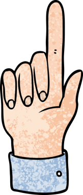 Bir insan tarafından çizilmiş bir çizgi film.