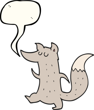 Bir insan tarafından çizilmiş serbest konuşma balonu karikatürü.