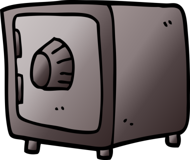 Bir insan tarafından çizilmiş karikatür kasası.