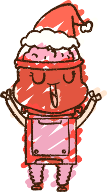 Bir insan tarafından çizilen Mutlu Robot Tebeşiri