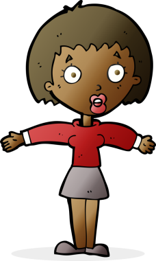 Bir insan tarafından çizilmiş bir karikatür.