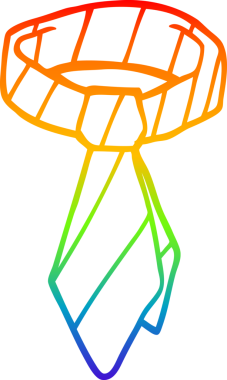 gökkuşağı gradyan çizgisi bir insan tarafından çizilmiş bir karikatür çizimi