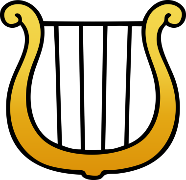 Bir insan tarafından çizilmiş altın arpın gölgeli çizgi filmi