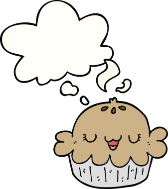 Bir insan tarafından çizilmiş düşünce baloncuklu şirin çizgi film turtası.