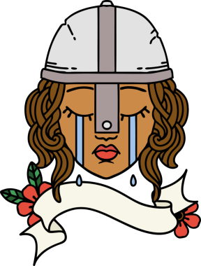 Retro Dövme Tarzı İnsan Dövüşçüsü Bir insan tarafından çizildi