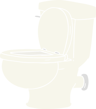 Bir insan tarafından çizilmiş bir tuvalet karalaması.