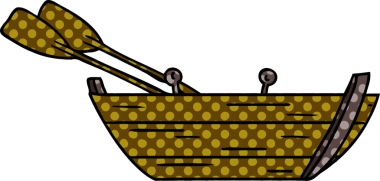 Bir insan tarafından çizilmiş ahşap bir sandalın karalamaları.