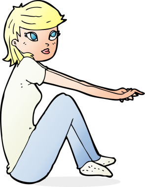 Bir insan tarafından çizilmiş güzel bir kız.