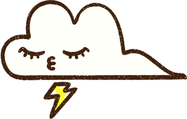 Bir insan tarafından çizilen Şimşek Bulutu Tebeşiri