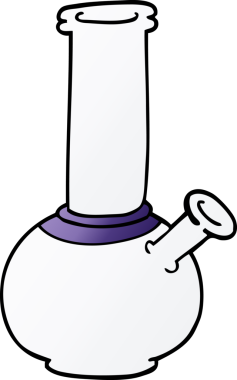 Bir insan tarafından çizilmiş karikatür nargilesi.