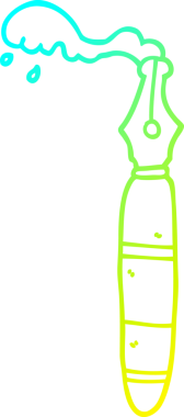 Bir insan tarafından çizilmiş bir karikatür dolmakalemi.