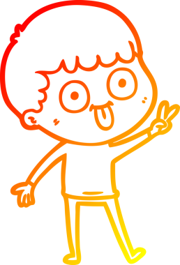 Bir insan tarafından çizilmiş çizgi film karakteri.