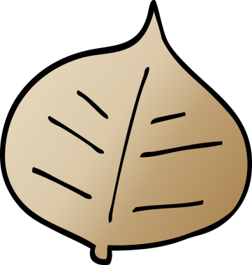 Bir insan tarafından çizilmiş karalama yaprağı.