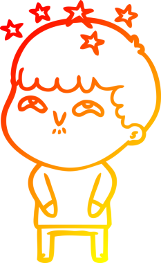 İnsan tarafından çizilmiş bir çizgi film karakteri.