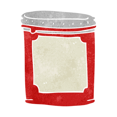 Bir insan tarafından çizilmiş freehand retro karikatür