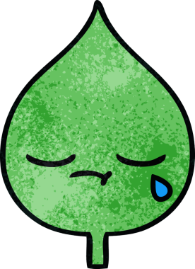 Bir insan tarafından çizilmiş dışavurumsal yaprağın grunge deseni.