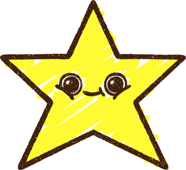 Bir insan tarafından çizilen Yıldız Tebeşiri