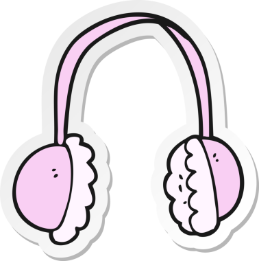 Bir insan tarafından çizilmiş karikatür kulaklığının çıkartması.