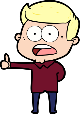 Bir insan tarafından çizilmiş bir karikatür.