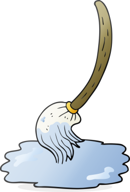 Bir insan tarafından çizilmiş karikatür paspası.