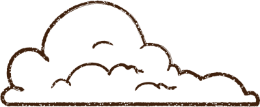 Bir insan tarafından çizilmiş bulut kömürü çizimi