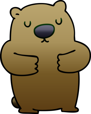 bir insan tarafından çizilmiş gölgeli garip bir kunduz.