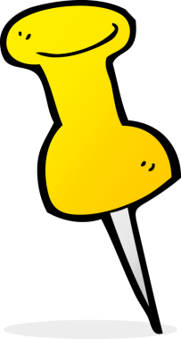 Bir insan tarafından çizilmiş karikatür broşu.