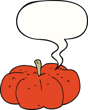 Bir insan tarafından çizilmiş balkabağı.