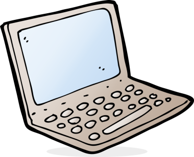 bir insan tarafından çizilmiş dizüstü bilgisayar