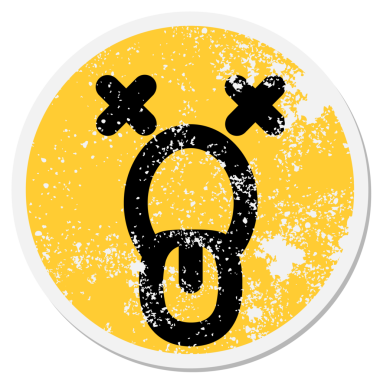 Bitkin, ölü bir insan tarafından çizilmiş dairesel bir etiket.