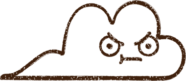 Bir insan tarafından çizilmiş Yağmur Bulutu Kömürü Çizimi