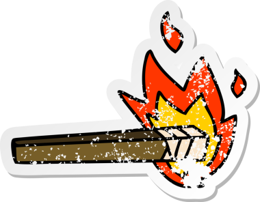 Bir insan tarafından çizilmiş garip bir el fenerinin sıkıntılı çıkartması.