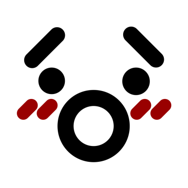 Bir insan tarafından çizilmiş şok yüz simgesi