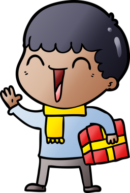 Bir insan tarafından çizilmiş mutlu bir adam.