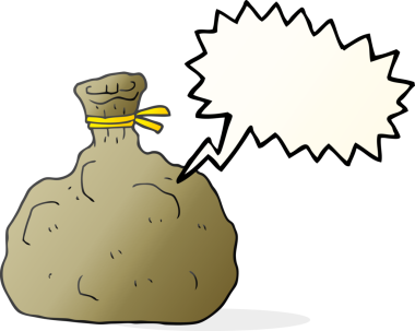 Bir insan tarafından çizilmiş serbest konuşma balonu karikatürü.