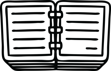 Bir insan tarafından çizilmiş günlük yığınının çizgi çizimi