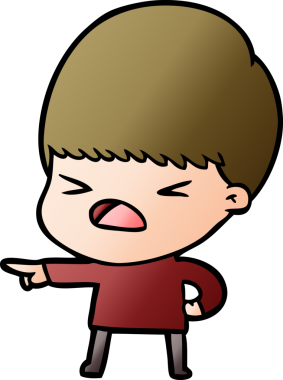 Çizgi film bir insan tarafından çizilmiş stresli adam