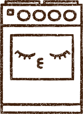 Bir insan tarafından çizilmiş fırın kömürü.