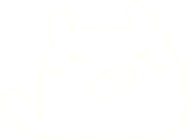 Bir insan tarafından çizilen Kawaii Kedi Tebeşiri