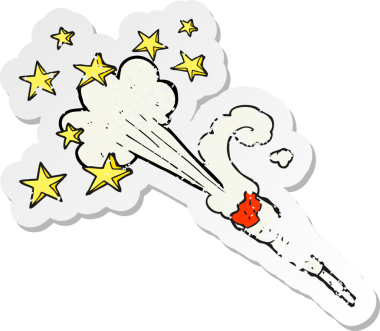 Bir insan tarafından çizilmiş marihuana karikatürünün gerilimli yapıştırması.