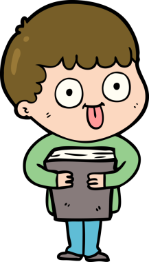 Bir insan tarafından çizilmiş çizgi film adamı.