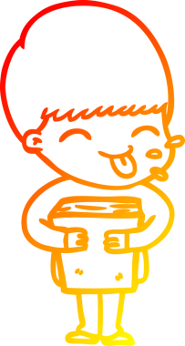 Bir insan tarafından çizilmiş çizgi film karakteri.