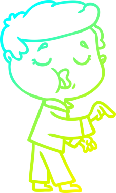 Bir insan tarafından çizilmiş bir karikatür çizimi.