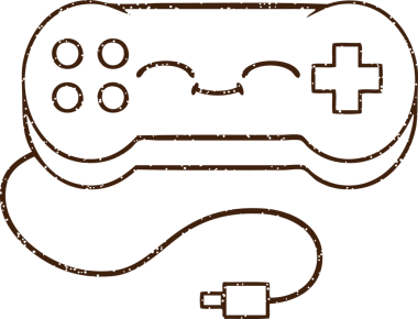 Bir insan tarafından çizilen Oyun Denetleyici Kömür Çizimi