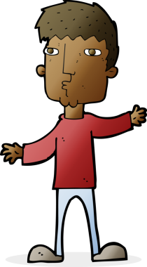 Bir insan tarafından çizilmiş garip bir adam.