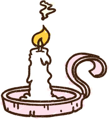 Bir insan tarafından çizilen Mum Tutacağı Tebeşiri