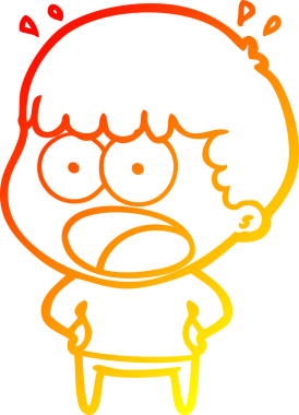 İnsan tarafından çizilmiş bir çizgi film karakteri.